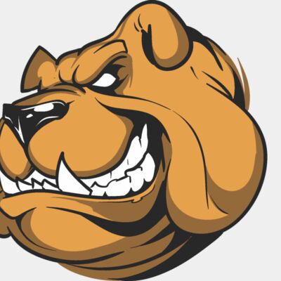 Bulldog head mascot Thumbnail