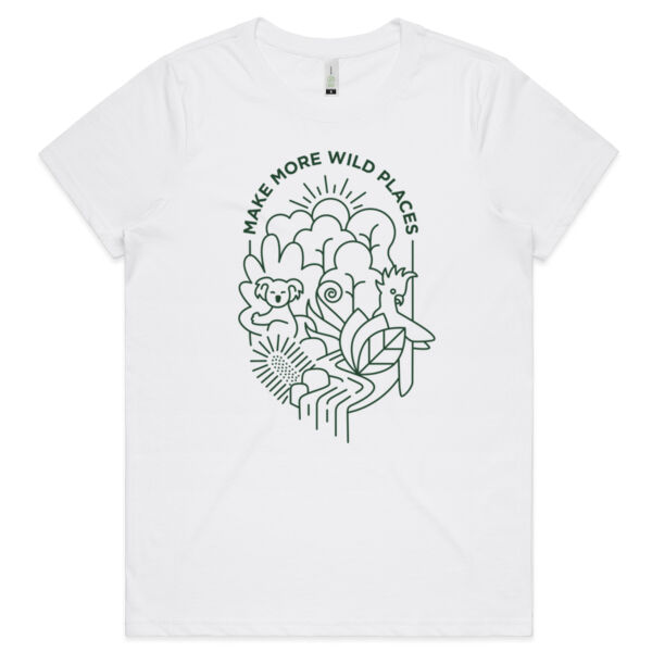 Organic Make more wild places - Woman's Tee Thumbnail